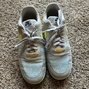 Nike Air Force 1 with Yellow and Gray Tones